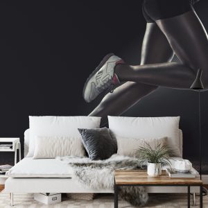 Papier Peint Les Jambes De L'athlète Pendant La Course – Image 3