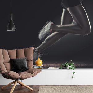 Papier Peint Les Jambes De L'athlète Pendant La Course – Image 4
