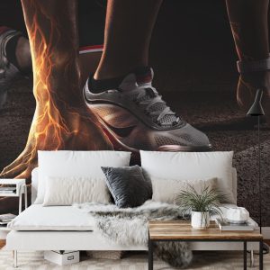 Papier Peint Début De L'abstraction Run 3D – Image 3