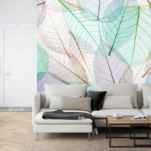 Papier Peint Feuilles Translucides Colorées – Image 6