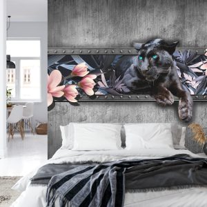 Papier Peint Panthère Aux Fleurs De Magnolia – Image 8