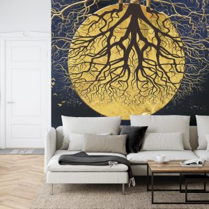 Papier Peint Pleine Lune Abstraite – Image 6