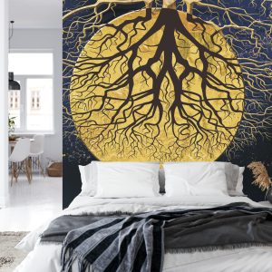 Papier Peint Pleine Lune Abstraite – Image 8