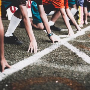 Papier Peint Compétition Sportive En Course À Pied 3D – Image 1