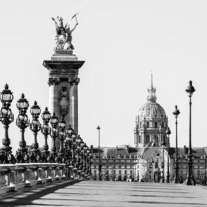 Papier Peint Paris Noir Et Blanc – Image 1