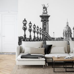 Papier Peint Paris Noir Et Blanc – Image 6