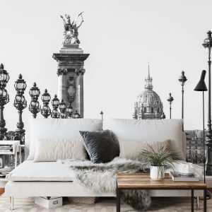 Papier Peint Paris Noir Et Blanc – Image 3