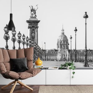 Papier Peint Paris Noir Et Blanc – Image 4