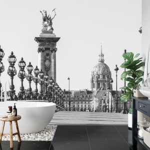 Papier Peint Paris Noir Et Blanc – Image 5