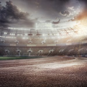 Papier Peint Stade De Football Surpeuplé De Fans – Image 1