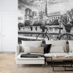Papier Peint Paris Noir Et Blanc – Image 6
