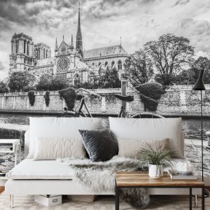 Papier Peint Paris Noir Et Blanc – Image 3