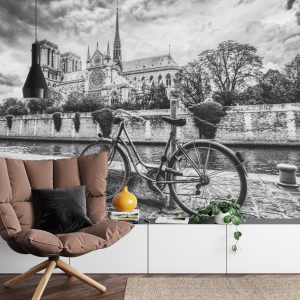 Papier Peint Paris Noir Et Blanc – Image 4