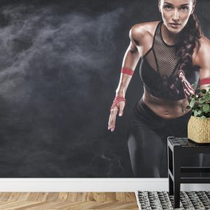 Papier Peint Motivation Du Coureur Athlétique 3D – Image 7