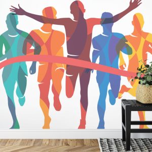 Papier Peint Achèvement D'un Parcours En Style Géométrique – Image 7