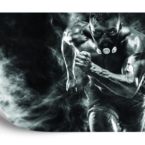 Papier Peint Homme En Cours D'exécution Athlétique Dans Un Masque – Image 2