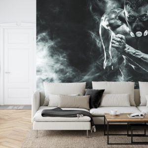 Papier Peint Homme En Cours D'exécution Athlétique Dans Un Masque – Image 6