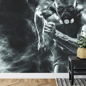 Papier Peint Homme En Cours D'exécution Athlétique Dans Un Masque – Image 7