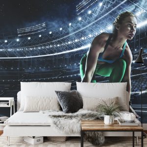 Papier Peint Démarrage Du Sprinter 3D – Image 3