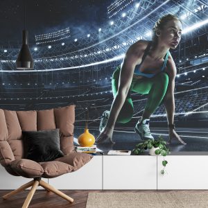 Papier Peint Démarrage Du Sprinter 3D – Image 4