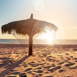 Papier Peint Plage Coucher De Soleil – Image 1