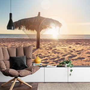 Papier Peint Plage Coucher De Soleil – Image 4