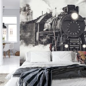 Papier Peint Train À Vapeur Antique – Image 8