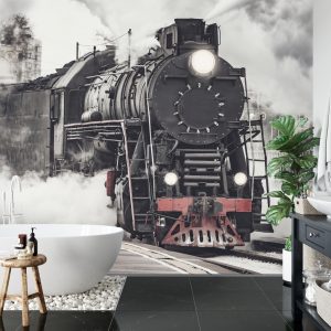 Papier Peint Train À Vapeur Antique – Image 5