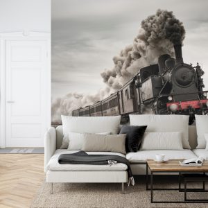 Papier Peint Locomotive D'époque En Mouvement – Image 6