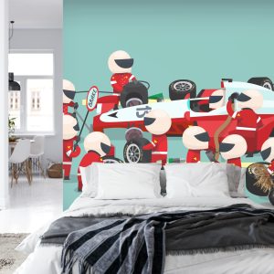 Papier Peint Arrêt Au Stand De Voiture F1 – Image 8