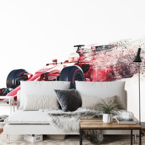 Papier Peint Voiture F1 Abstraite – Image 3