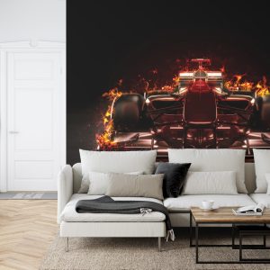 Papier Peint Voiture F1 Enflammée – Image 6