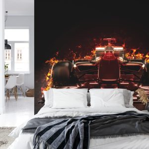 Papier Peint Voiture F1 Enflammée – Image 8
