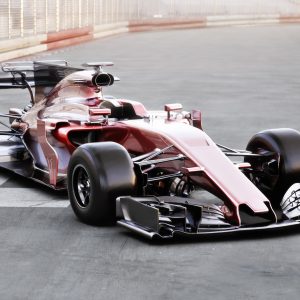 Papier Peint Voiture De F1 Sur La Ligne De Départ – Image 1