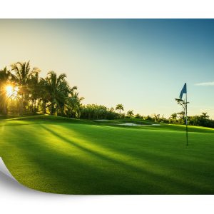 Papier Peint Parcours De Golf Au Lever Du Soleil – Image 2