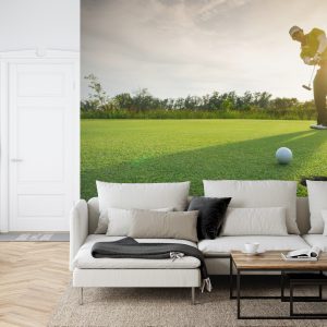 Papier Peint Golfeur Sur Fond De Soleil Couchant – Image 6