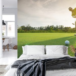 Papier Peint Golfeur Sur Fond De Soleil Couchant – Image 8