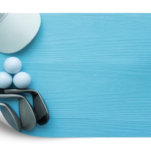Papier Peint Set De Golf Sur Planches – Image 2