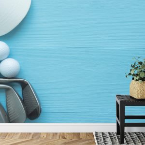 Papier Peint Set De Golf Sur Planches – Image 7