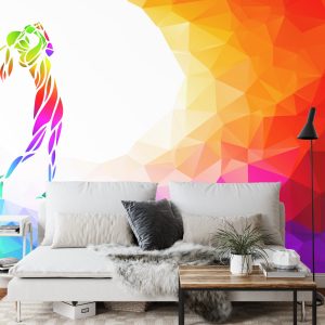 Papier Peint Golfeur Abstrait – Image 3