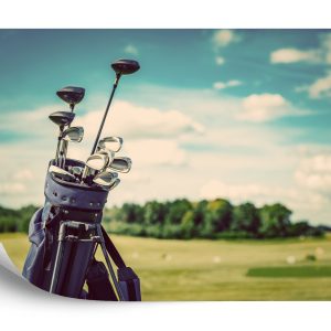 Papier Peint Sac De Golf Sur Le Fond Du Terrain – Image 2