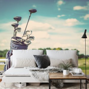 Papier Peint Sac De Golf Sur Le Fond Du Terrain – Image 3