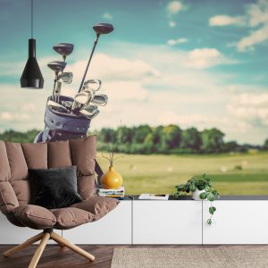 Papier Peint Sac De Golf Sur Le Fond Du Terrain – Image 4