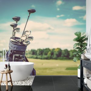 Papier Peint Sac De Golf Sur Le Fond Du Terrain – Image 5