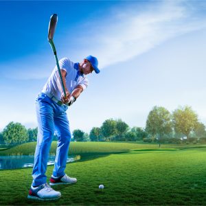 Papier Peint Golfeur Pendant Le Jeu – Image 1