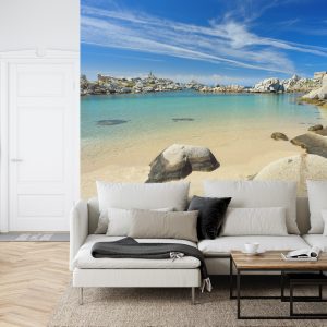 Papier Peint Plage Mer Rochers – Image 6