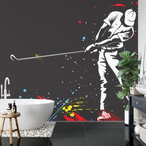 Papier Peint Golfeur Peint – Image 5