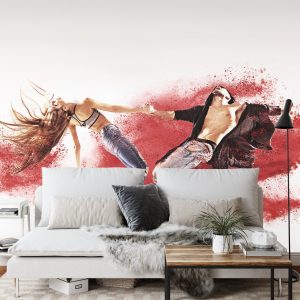 Papier Peint Couple De Danse Hip-Hop – Image 3