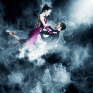 Papier Peint Couple De Danseurs De Balle Pendant La Représentation – Image 1