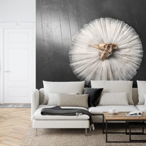 Papier Peint Chaussures De Ballet Sur Un Tutu Blanc – Image 6